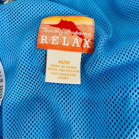 Tommy Bahama Rialto Reel It In 6” Swim Trunks Size M - Picture 6 of 7